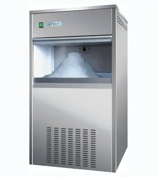 Obchodné Snow Flake výrobník Ľadu Stroj na Výrobu 100 KG/24 h 40 KG Kapacita te