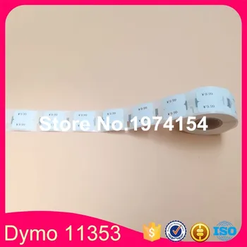 18 x Kotúčoch DYMO čiarového kódu samolepiace štítky samolepiace nálepky 11353,dymo11353,DYMO 11353