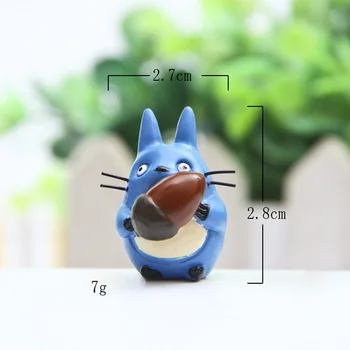 Jeseň zber cartoon mini bábika roztomilý Totoro DIY scény deti hrať dom hračky, dekorácie pre Črepníkové rastliny sclupt akcie obrázok