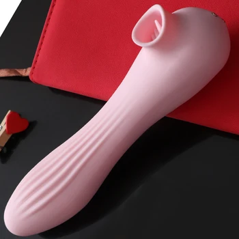 Najnovšie! Elektrické Cunnilingus Ženy Vibrátor Kúrenie Sania USB Nabíjanie Páry Flirtovanie Prsia Sacie Dospelých Produkt Sex Shop
