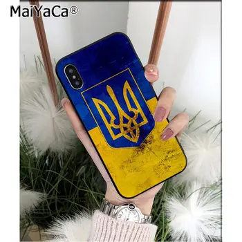 MaiYaCa Ukrajina Vlajka TPU Mäkké Silikónové Telefón puzdro pre Apple iPhone 8 7 6 6 Plus X XS MAX 5 5S SE XR 11, 11pro, max Kryt