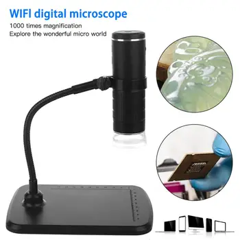 1000X Digitálny Mikroskop HD 1080P LED USB WiFi Mikroskopom Mobilný Telefón Mikroskopom Kamera pre Smartphone PCB Kontrolné Nástroje
