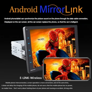 9 Palcový HD Dotyková Obrazovka autorádia GPS Farebné Svetlo 12V USB 9010A FM Multi-jazyk Bluetooth 4.2 WiFi MP5 FM Pre Android Ios