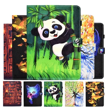 Tablet Kryt Na Huawei Matepad 10.8 palcový SCMR-W09 SCMR-AL00 Cartoon Panda Kožené puzdro Pre Huawei MatePad 10.8 2020 Kryt Prípadoch