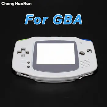 ChengHaoRan Šedú Farbu Pre GBA Bývanie púzdro Pokrytie Pokožky Nahradenie pre GameBoy Advance s Tlačidlo,Skrutky,Gumové Podložky