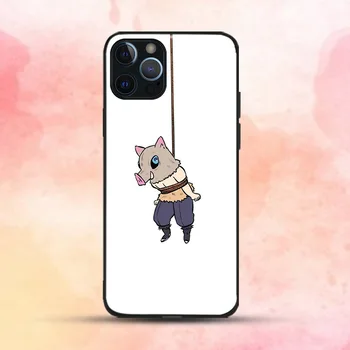 Anime Démon Vrah Inosuke pre iPhone SE 6 6 7 8 plus X XR XS 11 12 mini Pro Max tvrdeného skla telefón prípadoch kryt mäkké silikónové