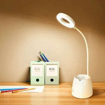 3 Svetelné Módy Flexibilné Stmievateľné Touch Ovládania Ploche Svetlo S Držiak na Pero LAD-predaj