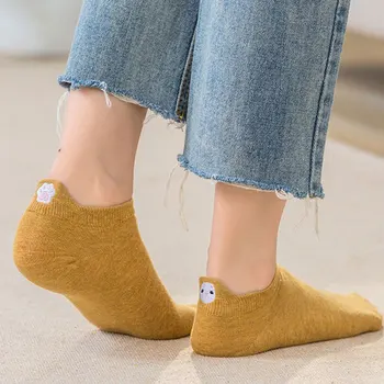 Kreatívne Novinka Králik Výšivky Ponožky Animal Posádky Ponožky Roztomilý Ženy Členkové Ponožky Harajuku Kawaii Bavlnené Ponožky Zábavné Ponožky