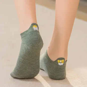 Kreatívne Novinka Králik Výšivky Ponožky Animal Posádky Ponožky Roztomilý Ženy Členkové Ponožky Harajuku Kawaii Bavlnené Ponožky Zábavné Ponožky