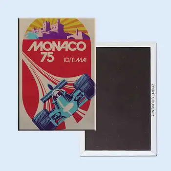 75. výročie Monako 24111 Retro nostalgia magnety na chladničku