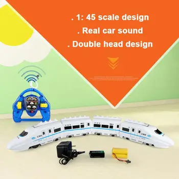 1:45 Rozsahu RC Vlak Model Elektrické Deti Hračky Simulácia vysokorýchlostné Železničné Motorové Vozidlo Bezdrôtové Diaľkové Ovládanie Vlaku Hračky