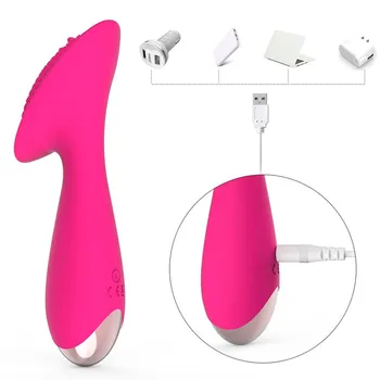 Vibrátor sexuálne hračky pre ženy 10 Frekvencií dildo vibrátor usb G-bod IPX7 vodotesný a prachotesný Sania Hračky w530