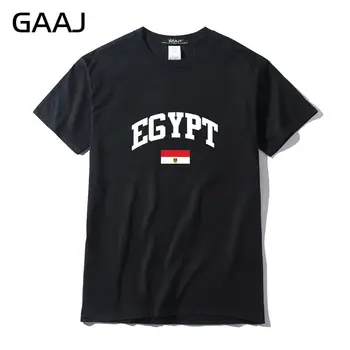 GAAJ Egypt Vlajka Mužov Tričko Bežné Topy, Tričká (T-shirts Pre Človeka Vytlačené T-shirt Homme Lete Kvalitné Mužskej Krátke #HFNPU