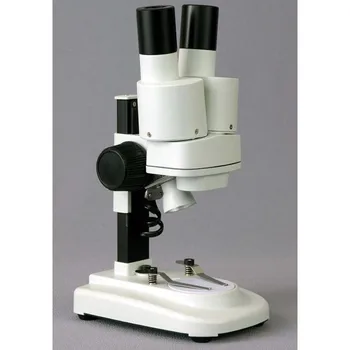 AMSCOPE-DETI 20X Prenosné LED Stereo Mikroskopom