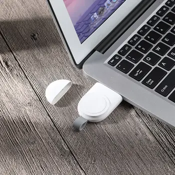 Mini USB Prenosné Bezdrôtové Nabíjačky Nabíjacej Stanice Dock Adapter pre Apple Hodinky Série 1 2 3 4 Príslušenstvo
