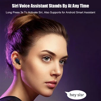 2020 nové Bluetooth Slúchadlá športové nepremokavé TWS bezdrôtový earplug nabíjanie box stereo Slúchadlo zníženie hluku hands-free