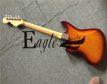 Eagle. Motýľ elektrická gitara, bass custom shop,Jaguar 21 P90 vyzdvihnutie Jazzsunset farba elektrická gitara, dostupný na sklade