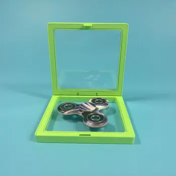 9*9*2 cm PET Membrány Šperkov Prsteň Prívesok Display Box Balenie Box Plávajúce Prezentácia Prípade W8877