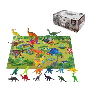 Hračka Dinosaur, Stanoviť Realistické Dinosaura Údaje Modely Vzdelávacie Hračky S Hrou Deka Box Darčeky Pre Deti Detský Batoľa Chlapcov
