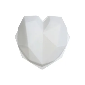 Valentína v tvare Srdca Diamond Mousse Tortu Formy na Palete Diy Túžila, Brúsne Diamant v tvare Srdca Čokoládová Torta,
