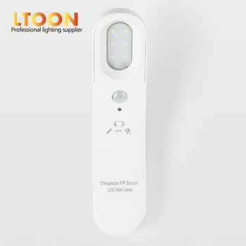 [LTOON]Mini USB nabíjanie LED PIR nočné svetlo Inteligentné ľudské telo indukčné svietidlo Infračervený senzor núdzové svetlo GY01