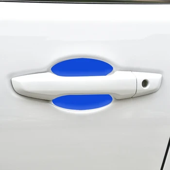 4pcs Univerzálny Auto Rukoväť Neviditeľný ochranný Film Dvere Auta Rukoväť dekoratívne Samolepky pre Opel Astra H G J Vectra auto styling