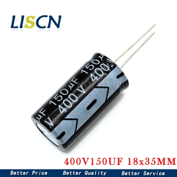 2 KS 400V 150UF 18*35mm 150UF 400V 18*35 Hliníkové elektrolytický kondenzátor