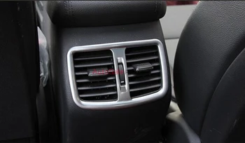 ABS Matný Chróm Zásuvky Box Zadný Difúzor Pokovovanie Dekorácie Okno Konzoly Air Vent Kryt Surround Trim Na Hyundai Tucson 2016