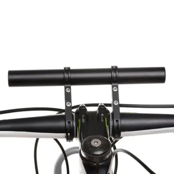 20 cm Dvojité Horský Bicykel Riadidlá Extender Expander Požičovňa Rýchlomer Mount Svetlometu objímky