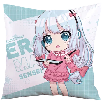 Japonské Anime eromanga zmysel Izumi Sagiri Námestie Dakimakura Zahŕňa Hodiť Vankúš Prípadoch Cartoon Pillowslip pillowcover