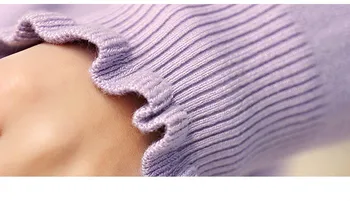 Nový Rok je sveter pre ženy, ženské pletené zimné Žien turtleneck dlhý rukáv pulóver dámsky dres svetre pulóvre 2020