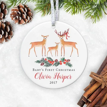 Sme Očakávali, že Dieťa Vianočné Keramiky Ornament,Nové Dieťa, Tehotenstvo Odhaliť Ornament,Osobné Dieťa Oznámenie Ornament