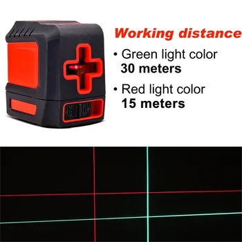 2020 Nový Prenosný Mini Laser Úrovni Automatické Vyrovnávanie Horizontálne A Vertikálne Kríž Line Červený/Zelený Lúč Úroveň Ochrany IP54