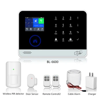 WIFI GSM Home Security Bezpečnostný Alarm Systém APLIKÁCIU Diaľkové Ovládanie