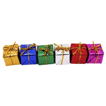 12Pcs/Pack Mini Darčekovej krabičke, Vianočný Stromček, Dekorácie, Ozdoby Visí Adornos De Navidad Veľkoobchod Nový Rok Dekor