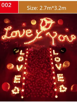 Kreatívne Narodeninovej párty Sviečky Cestnej Sprievodca Simulácia rose balón lístkov Romantické Manželstvo DIY Svadobné Dekorácie, Sviečky