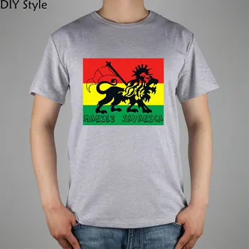 Jamajka ghost RASTA REGGAE T-shirt bavlna Lycra top 11067 Módnej Značky t shirt mužov nové DIY Štýl, vysokú kvalitu