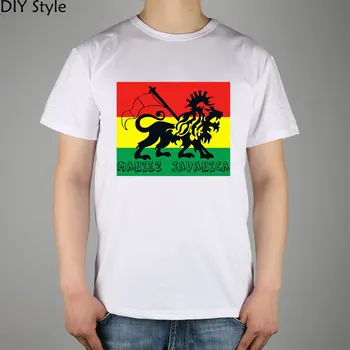Jamajka ghost RASTA REGGAE T-shirt bavlna Lycra top 11067 Módnej Značky t shirt mužov nové DIY Štýl, vysokú kvalitu