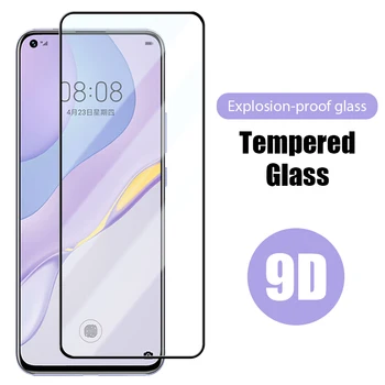 9D Úplné pokrytie tvrdeného skla pre Huawei P20 P30 P40 Pro Lite 2019 E 5G screen protector pre Huawei Y9 Prime 2019 Y9S Y9a