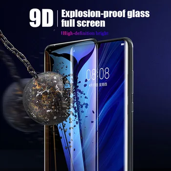 9D Úplné pokrytie tvrdeného skla pre Huawei P20 P30 P40 Pro Lite 2019 E 5G screen protector pre Huawei Y9 Prime 2019 Y9S Y9a