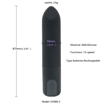ManNuo Bullet Vibrátor Pre Ženy Dildo Vibračné Vajíčko Masturbator Stimulácia Klitorisu USB Nabíjačku pre Dospelých Sex Produkty Sex Shop 88