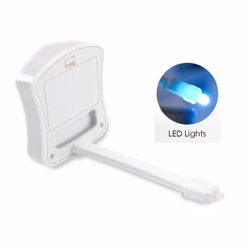 Kúpeľňa 8 Farieb Telo Snímanie Pohybu, Senzor Automatického LED Nočné Svetlo Wc Misa Kúpeľňa Lampy, kúpeľňové Doplnky Nastaviť