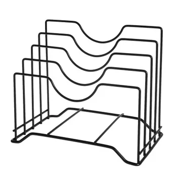 Kuchynský hrniec kryt rack železa rám multifunkčné rezacia doska viacvrstvové dosky voľný úder rack drainboard 26*16.5*22 cm