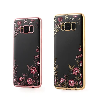 PLACHÝ Mäkké Electroplate Telefón Prípade Cover obal Na Samsung Galaxy S8 Plus