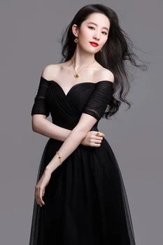 Dlho Formálne Večerné Šaty Čierne dámske Elegantné tvaru Krátky Rukáv Sequined Ples Večer Party Šaty suknia wieczorowa