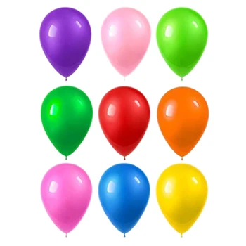 1 Balenie 100 Strán Balóny 10-Palcový Multi-Color Party Dekorácie Balóny Latexové Balóny, Party