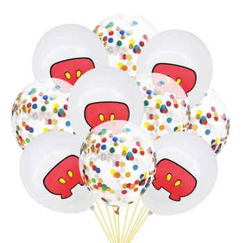 10pcs/set 12inch Latex Hélium Cartoon Balóny Deti Happy Birthday Party Konfety Balón Dodávky Baby Sprcha Dekorácie Priazeň