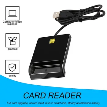USB 2.0 Inteligentný Čip, Čítačka Kariet Flash Multi Čítačka Pamäťových Kariet IC / ID Card Reader Plug And Play Pre Karty PC card Reader Adaptér