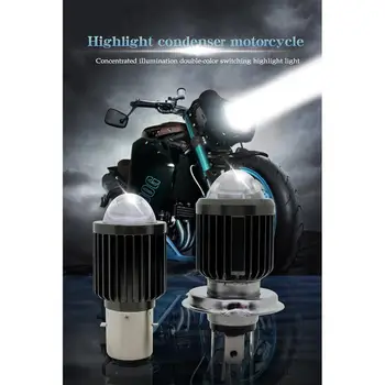 H4 H6 BA20D moto Viedol Motocykel Žiarovky Svetlometu CSP objektív Moto 6000LM Hi Lo Lampa Skúter Príslušenstvo Hmlové Svetlo Motocyklové LED Lampa