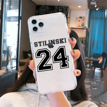 Teen Wolf Stilinski 24 TELEVÍZNY seriál Telefón Prípade Transparentné pre iPhone 6 7 8 11 12 s mini pro X XS XR MAX Plus